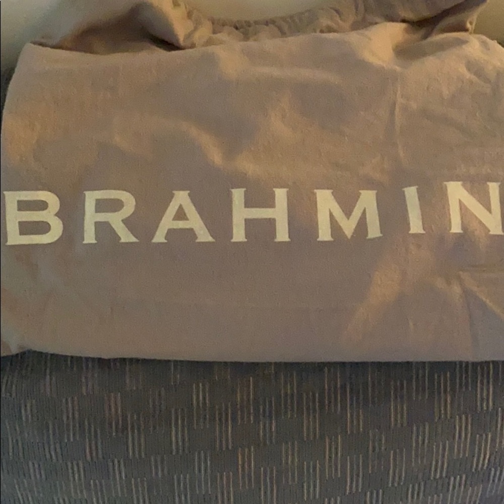 Brahmin brown hand bag